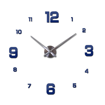 Hot Sale New Wall Clock Clocks Watch Stickers Diy 3d Acrylic Mirror Home Decoration Quartz Balcony/courtyard Needle europe